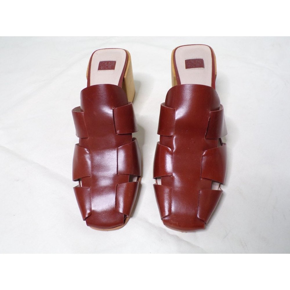 ๐ LOUISE ET CIE Nakita Woven Slides Sandal Shoes Brown 10 - Picture 6 of 12